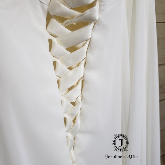 Custom Strapless Ivory Corset Back Wedding Dress - Picture 7 of 8